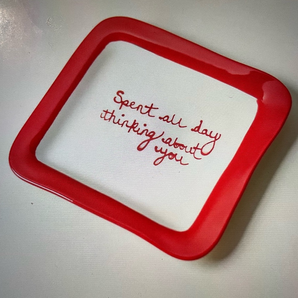 ❤️ ANTHROPOLOGIE L& CLAY TRINKET DISH NEW